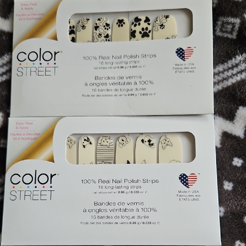 Color Street Dogs Nail Strips PARTY PAWS & FRIENDS FUREVER retired Dog Mom puppy